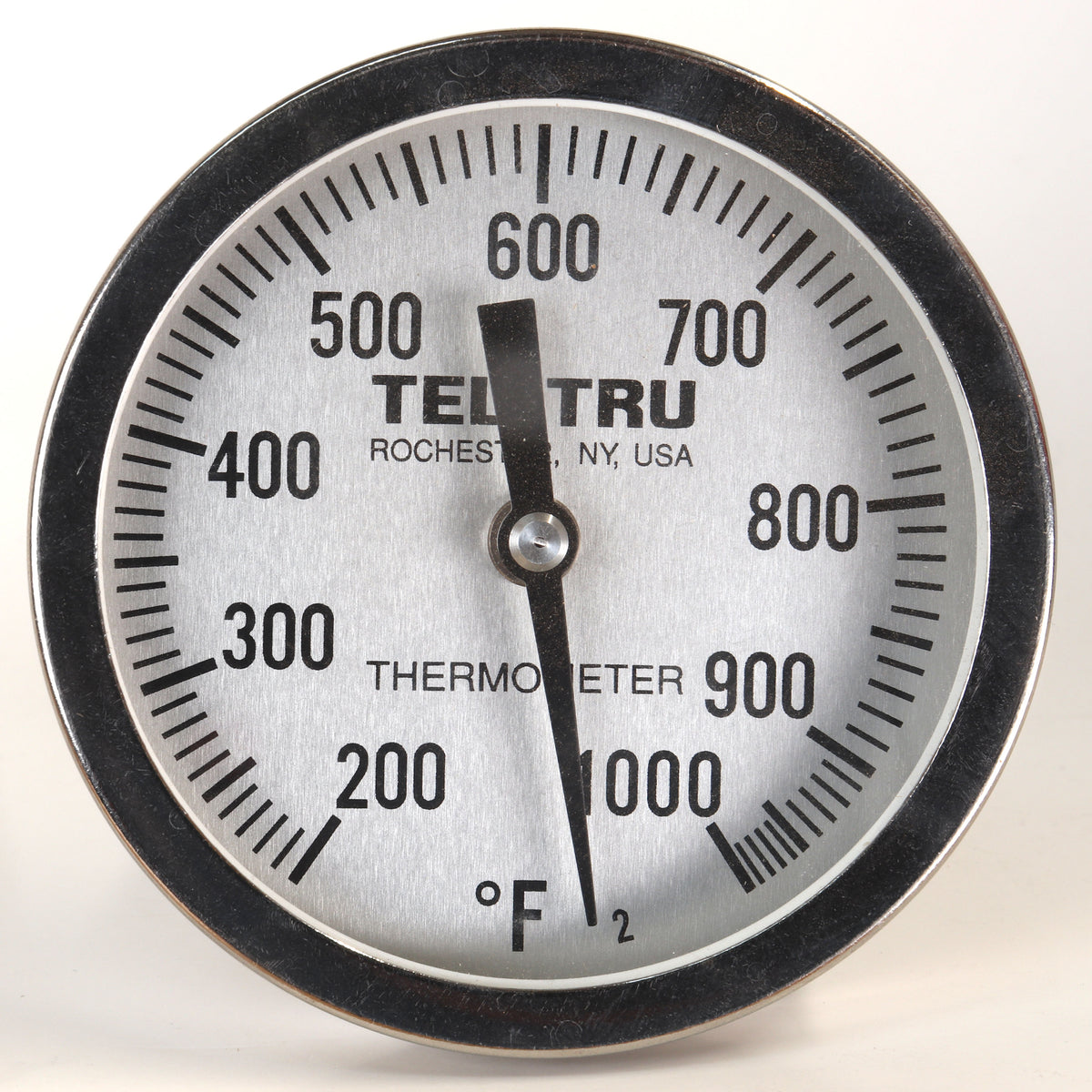 Tel-Tru BQ300 BBQ Grill & Smoker Thermometer 3 Dial 2.5 Stem 200-100 – BBQ  Bonanza