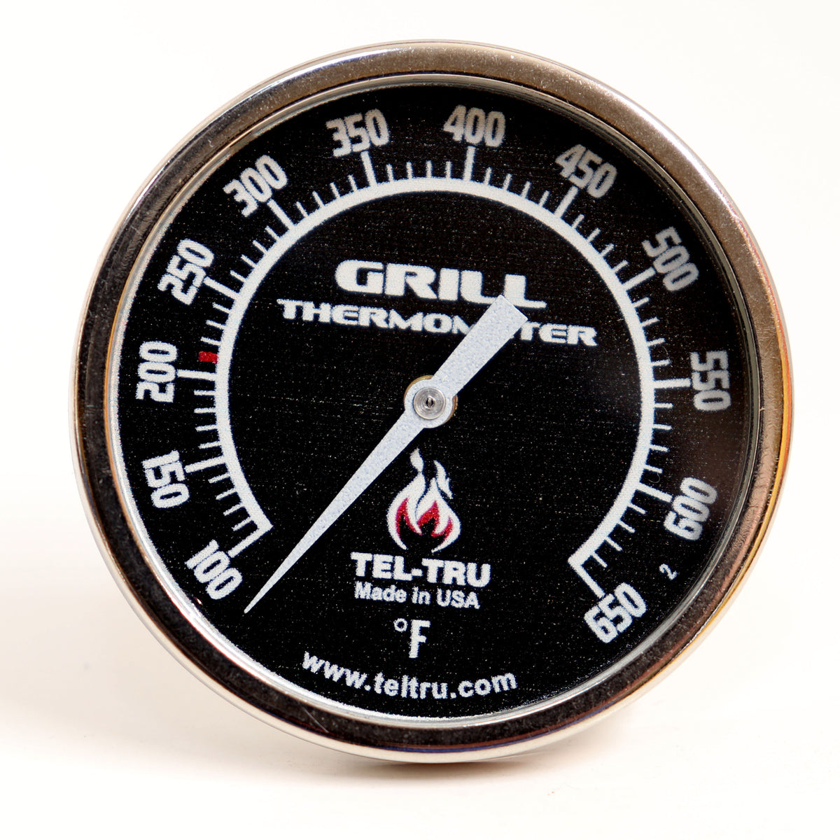 BBQ Grill & Smoker Thermometer 2 Dial 2.5 Stem 100-475 RWB BQ225