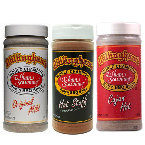 Willingham's BBQ Spice Seasoning Rub  (3 Pack)