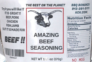 Amazing Beef Seasoning Rub Spice BBQ Bonanza Original