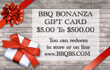 $50.00 Gift Card to BBQ Bonanza