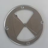 7.25" Stainless Steel BBQ Air Damper opend