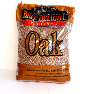100% Oak Hard wood BBQ Pellets