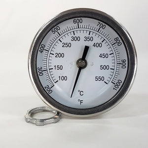 PIT BOSS BBQ Thermometer Gauge 3" Dial 4" Stem F&C 200-1000