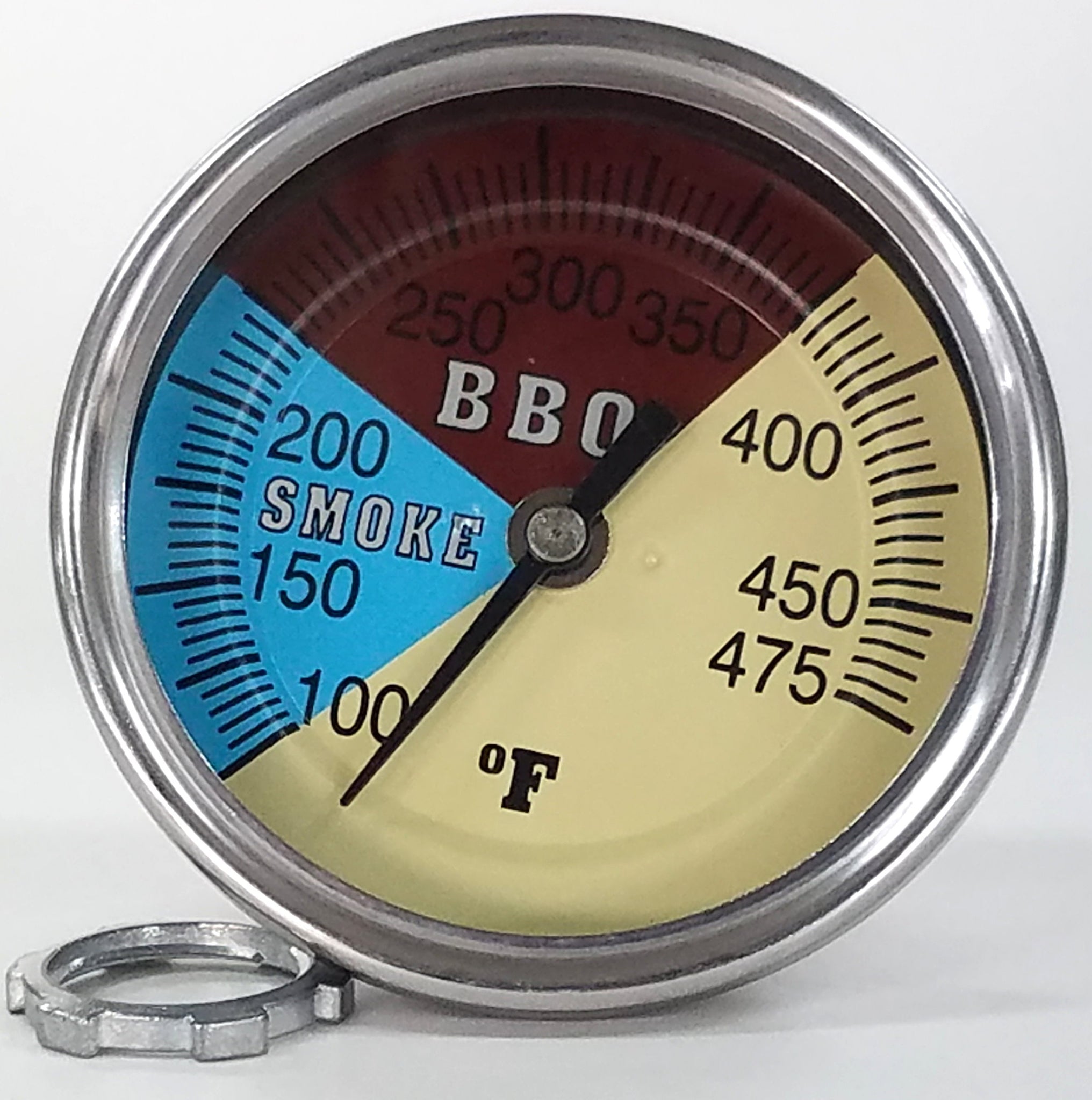 Tel-Tru BQ500 Glow Dial BBQ Grill Thermometer - 6 Stem