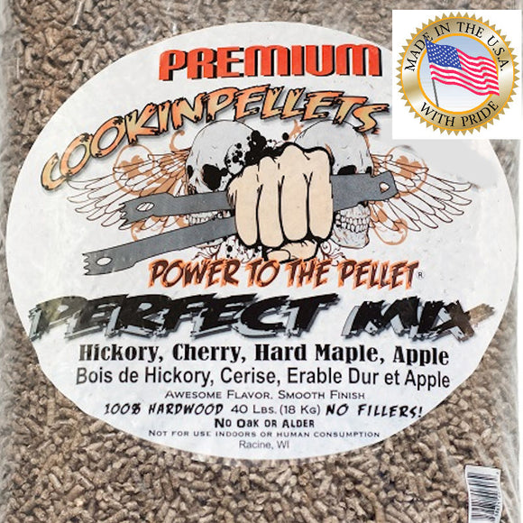 Cooking pellets great for BBQ Perfect Mix