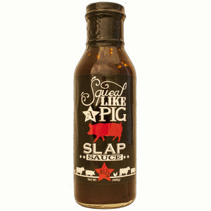 This is a 16.5 oz. bottle of Slaps Sauce 040232140679