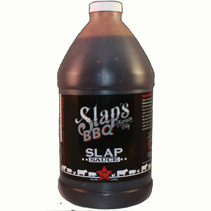 This is a 64 oz. bottle of Slaps Sauce