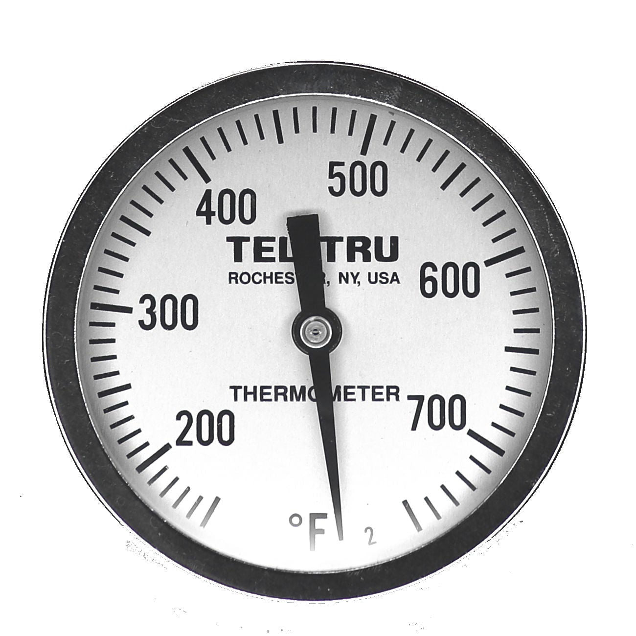 Tel-Tru UT300 BBQ Grill & Smoker Thermometer 3 Dial 2.5 Stem 50-550 – BBQ  Bonanza