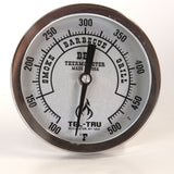 This is a 3" Tel Tru BBQ Grill or Smoker Thermometer 100 500 & a 4" 
